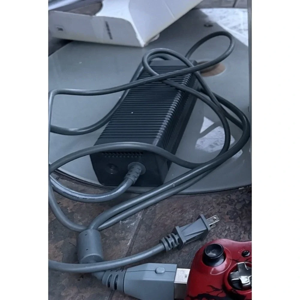 AC Power Adapter Supply for Xbox 360 Console, Wired Black 3ft